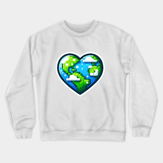 earth heart Crewneck Sweatshirt by Anthony88